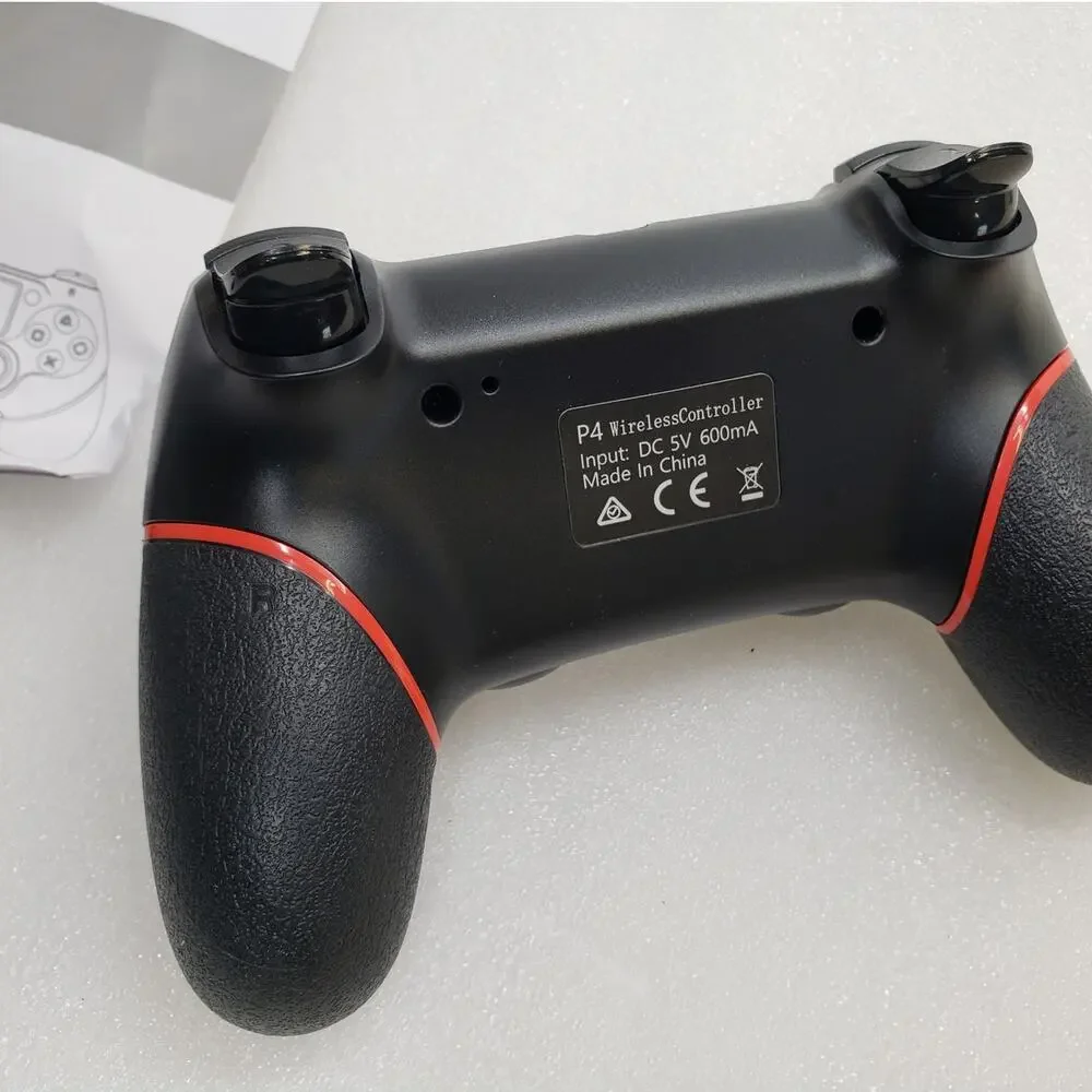 Wireless Controller for PS4 / PC (Black with Red Accents)